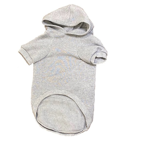 Baxterboo Pet Dog Hoodie Sweater | Athletic Gray - Picture 1 of 10